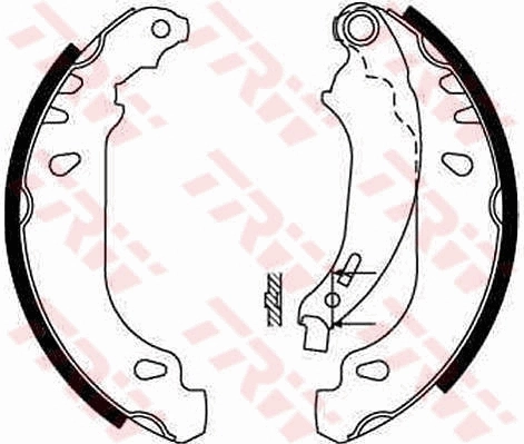 Sapatas do freio traseiras de tambor VAG 7701205758 preço, a partir de 19,90 USD