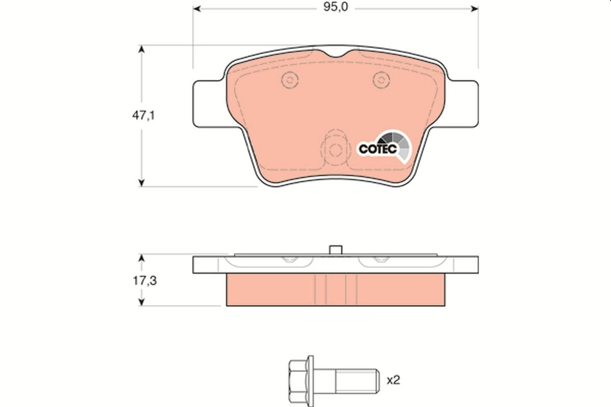 Sapatas do freio traseiras de disco Citroen C4  LC ao melhor preço