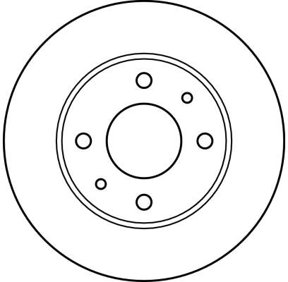  Disco do freio dianteiro Nissan Sunny III sedan (N14) (1990 - 1995) III