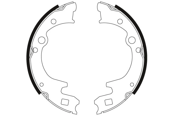 Sapatas do freio traseiras de tambor Hyundai/Kia 583504E000 preço, a partir de 37,56 USD