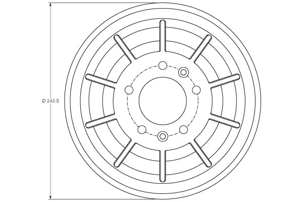 Compre Tambor do freio traseiro Fiat Scudo 