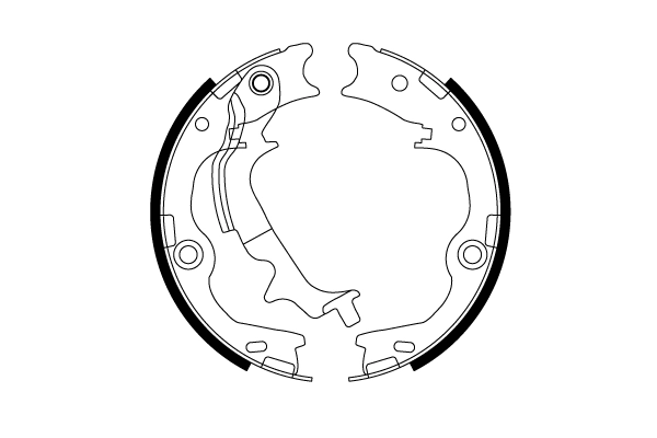  Sapatas do freio de estacionamento Hyundai Tucson II SUV (TM) (2010 - 2015) II