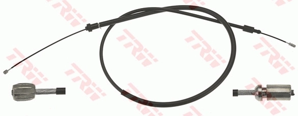110001 Beca Cables Cabo do freio de estacionamento traseiro esquerdo
