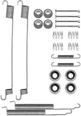 Kit de montagem das sapatas traseiras de tambor para Nissan Patrol K260