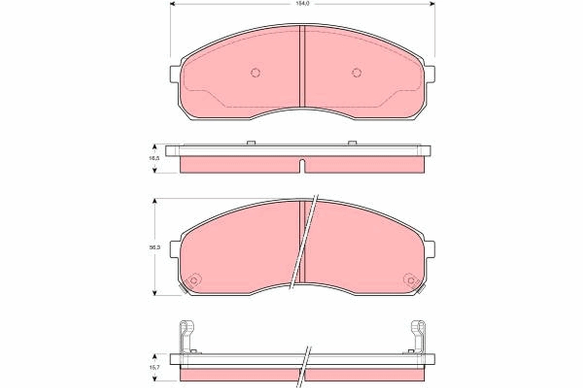 Sapatas do freio dianteiras de disco Hyundai/Kia K75A3328Z preço, a partir de 23,94 USD