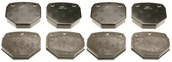 Sapatas do freio dianteiras de disco para Mercedes Benz Truck TRUCK ACTROS  