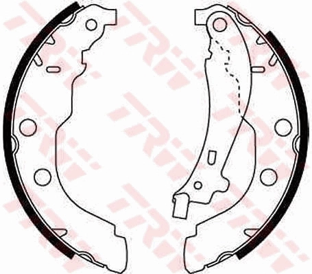 Compre 7420812085 Renault (RVI) Sapatas do freio traseiras de tambor