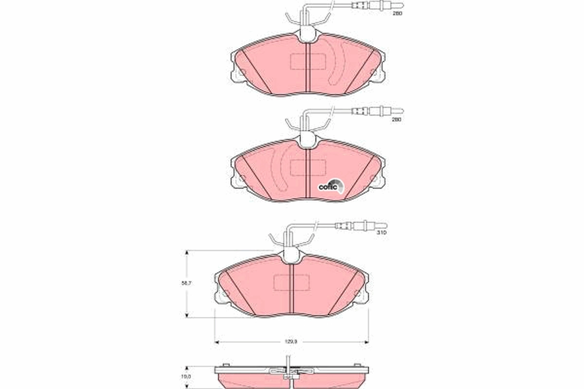 Compre DP61017 Brembo Sapatas do freio dianteiras de disco