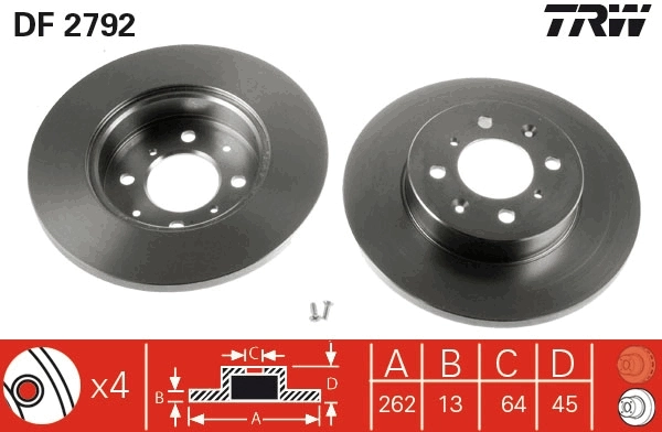 SDB100500 Land Rover Disco do freio dianteiro