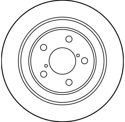  Disco do freio traseiro Subaru Forester II SUV (S11, SG) (2002 - 2007) II