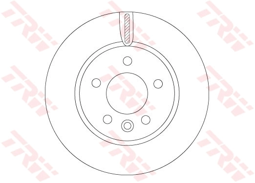 Disco do freio dianteiro para Volkswagen Crafter  SZ, SZB, SZC, SZD, SZH, SZI, SZO, SZP
