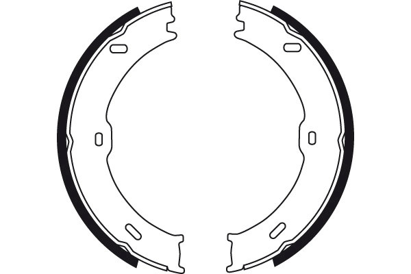 Sapatas do freio de estacionamento Volkswagen Crafter 30-35 2E, 2EE, 2EK