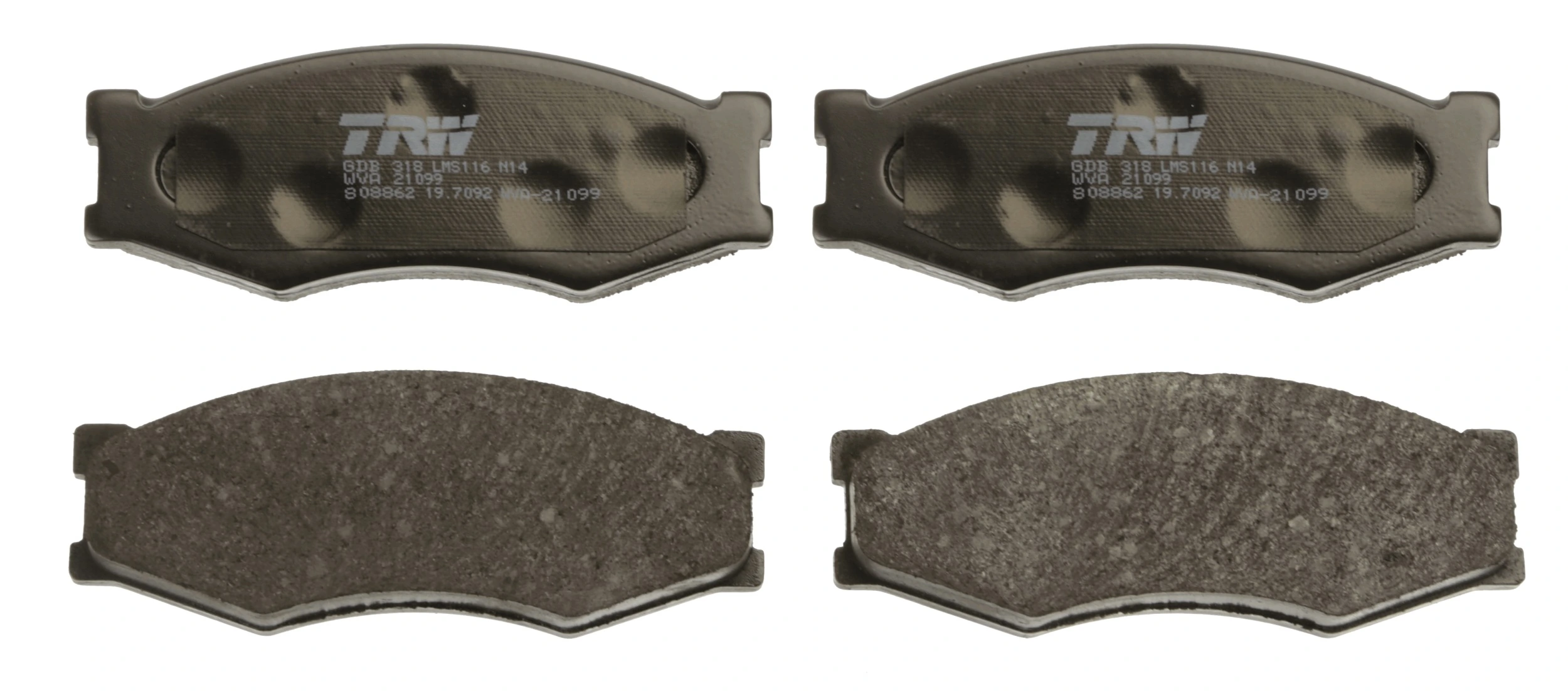 Sapatas do freio dianteiras de disco Nissan/Infiniti D10609C00A preço, a partir de 24,69 USD