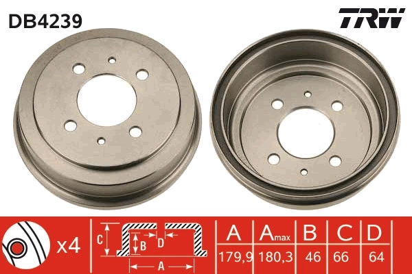  para Mitsubishi Lancer V (CB, CD, CE)