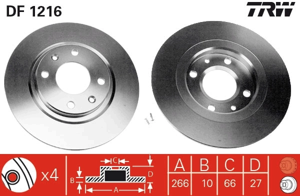Compre 95661746 VAG Disco do freio dianteiro