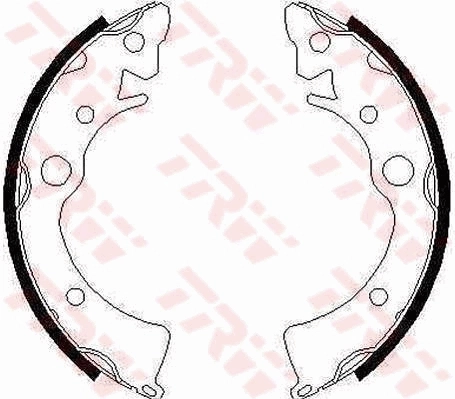 Compre Sapatas do freio traseiras de tambor Honda Civic 3