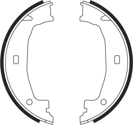 Sapatas do freio de estacionamento para BMW 1  F21
