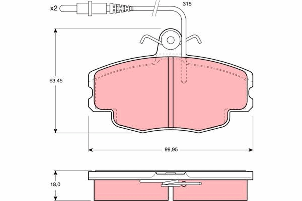 DP61016 Brembo Sapatas do freio dianteiras de disco