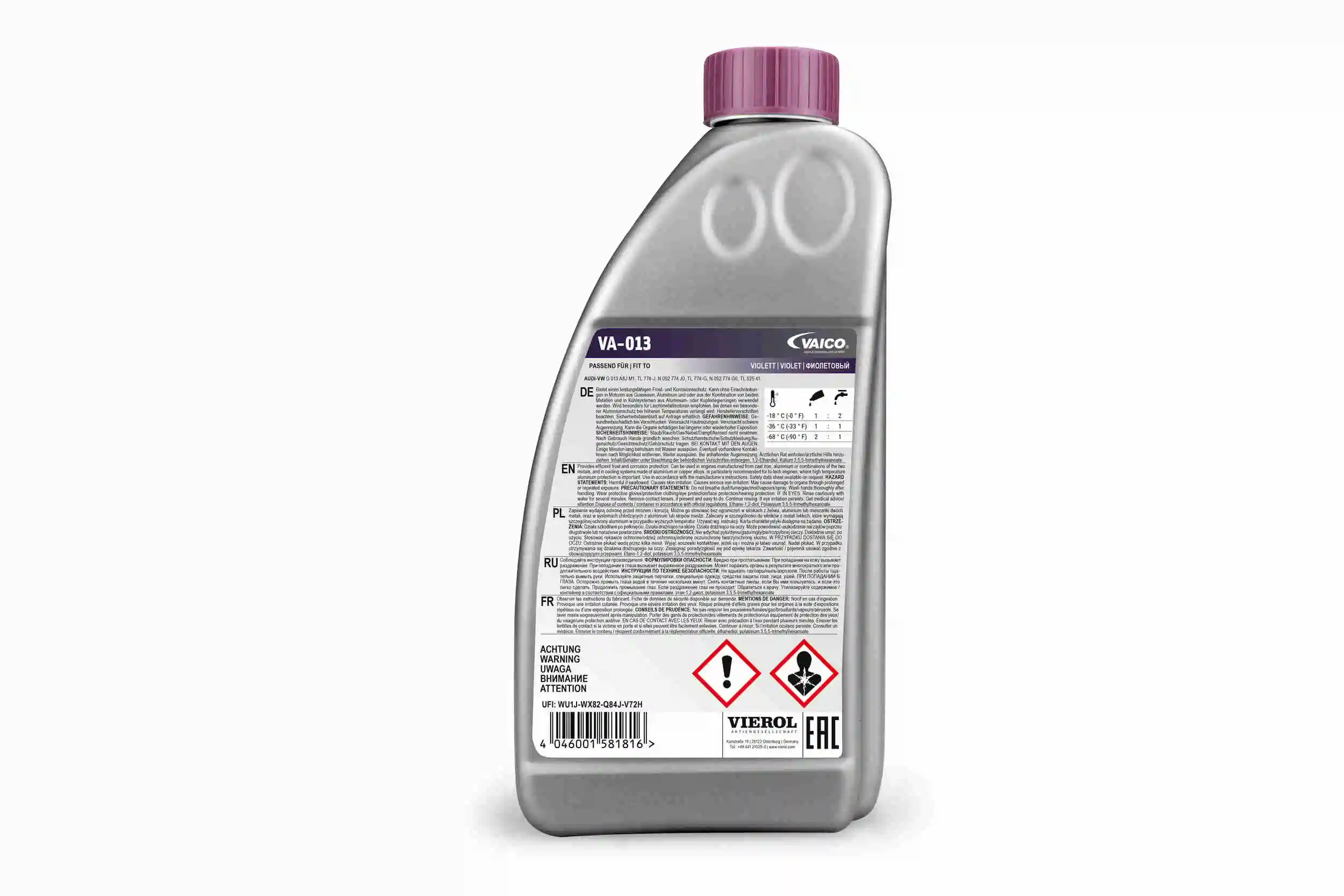 V600164 VEMO/Vaico Fluido de esfriamento