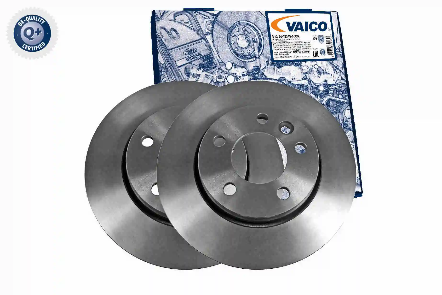 V1080082 VEMO/Vaico Disco do freio traseiro