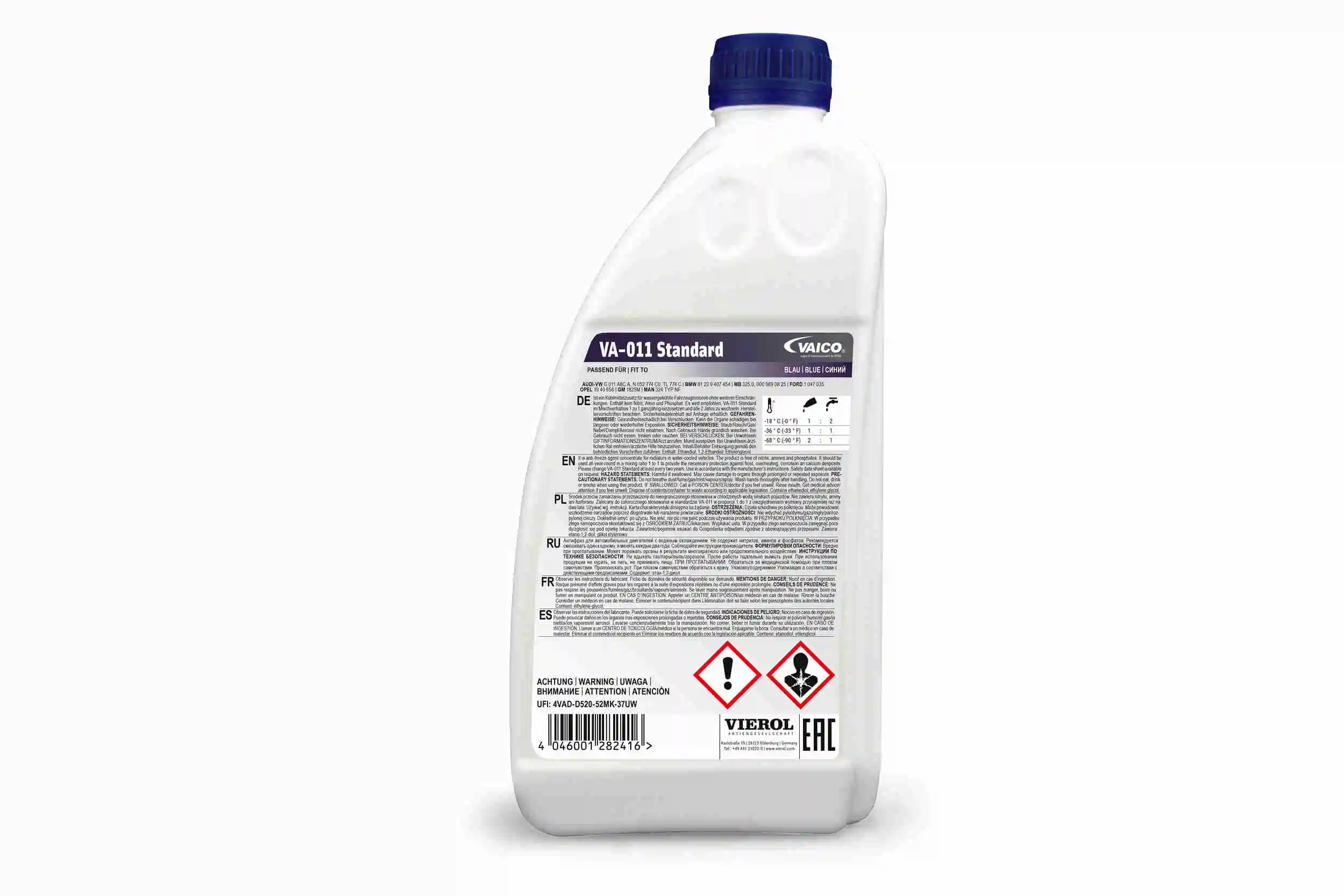 Fluido de esfriamento para Ford Ka  UK, FK