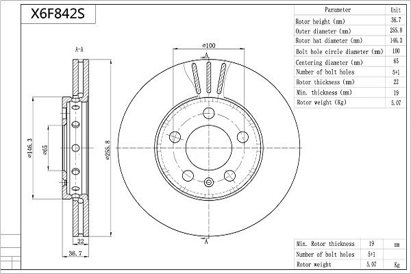 X6F842S Aisin