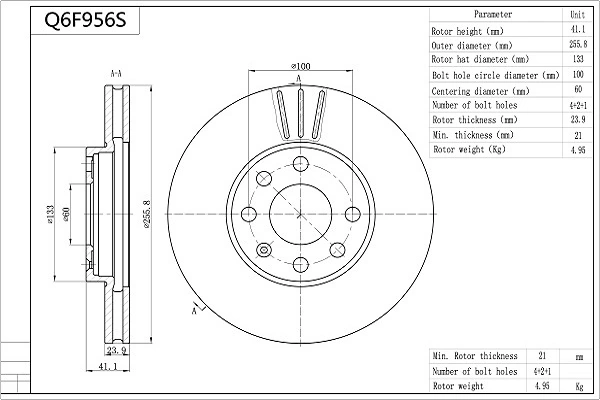 Q6F956S Aisin