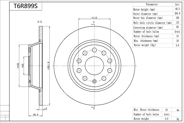 T6R899S Aisin
