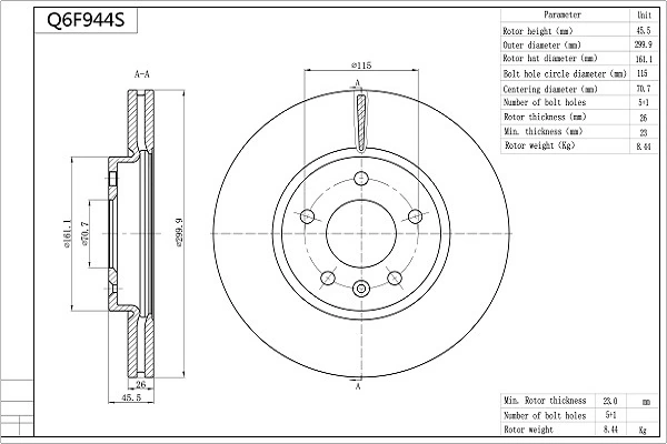 Q6F944S Aisin