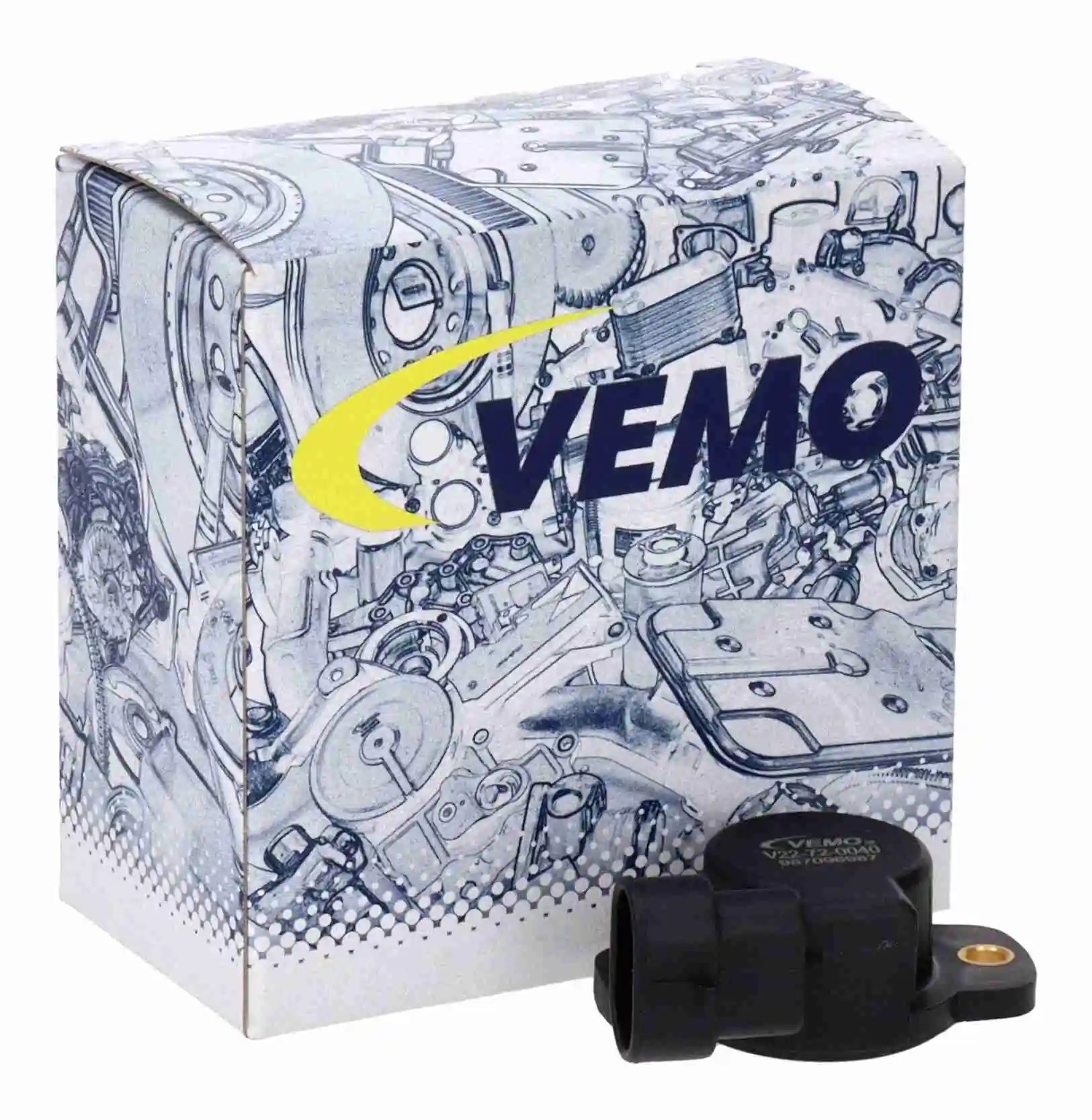 V22720040 Vemo Sensor de posição da válvula de borboleta (potenciômetro)