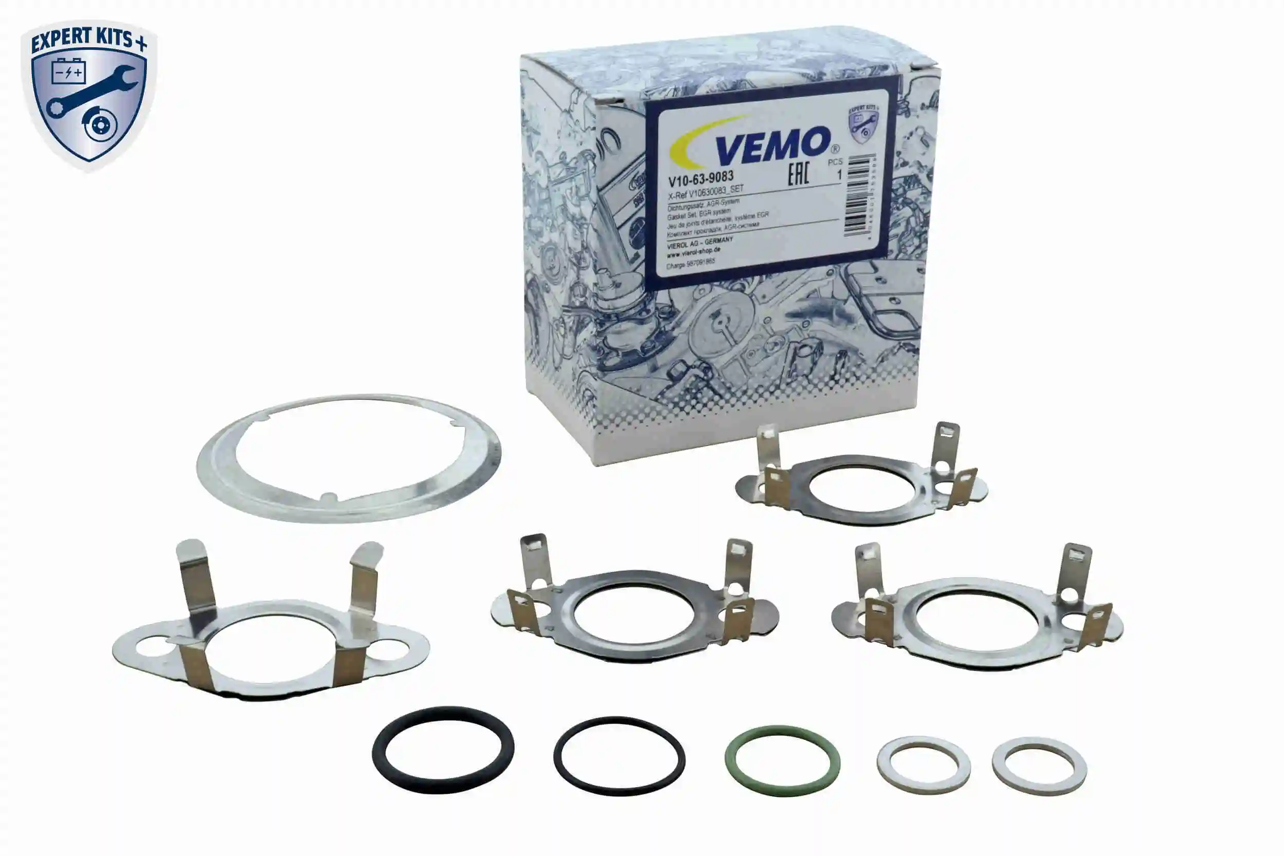 V10639083 Vemo Vedante de refrigerador EGR do sistema de recirculação dos gases