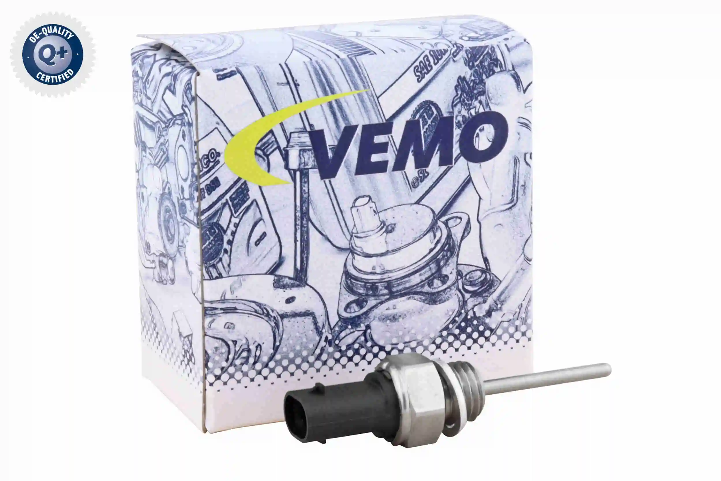 V10721534 Vemo Sensor de temperatura da mistura de ar