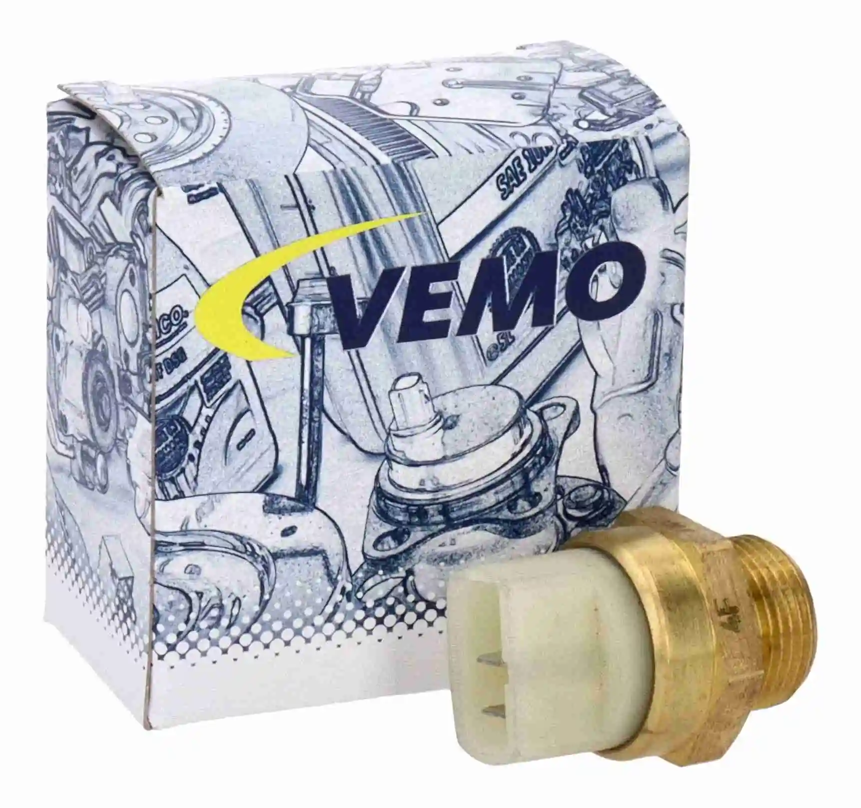 V15992051 Vemo Sensor de temperatura do fluido de esfriamento (de ativação de ventilador do radiador)