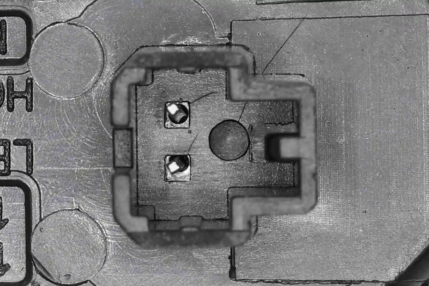 V10840139 Vemo Lanterna da luz de fundo de matrícula traseira