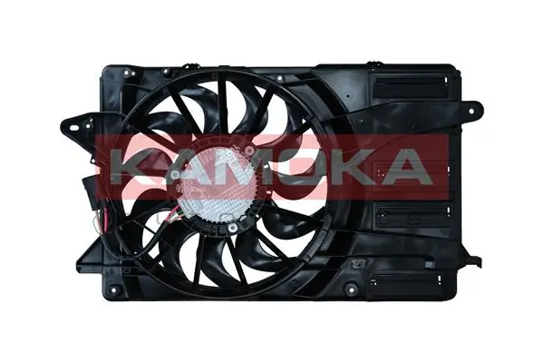 Difusor do radiador de esfriamento, montado com motor e roda de aletas General Motors 84702876