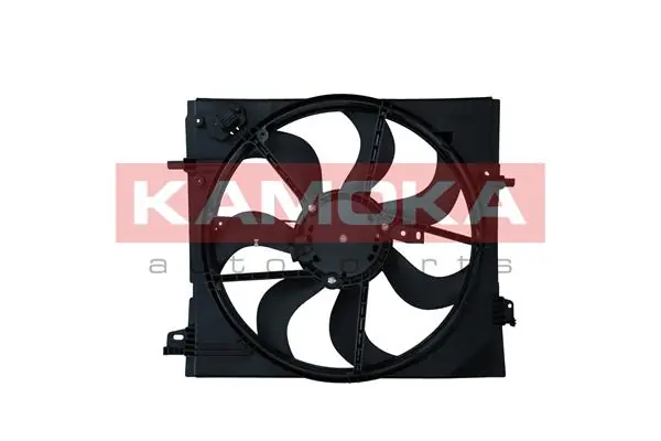 Difusor do radiador de esfriamento, montado com motor e roda de aletas 27C123W2 Polcar