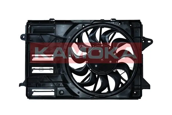84702876 General Motors Difusor do radiador de esfriamento, montado com motor e roda de aletas