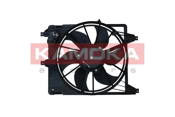 Ventilador elétrico de esfriamento montado (motor + roda de aletas) Dacia Sandero I BS0, 1 ao melhor preço