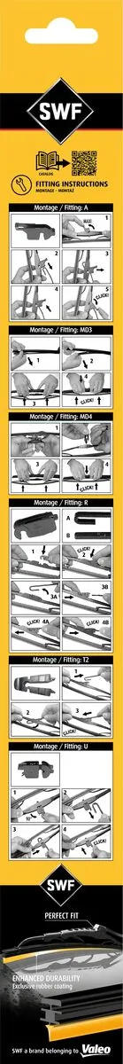 Limpa-pára-brisas de vidro traseiro Toyota Land Cruiser J8