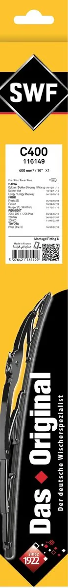 Limpa-pára-brisas de vidro traseiro Toyota Land Cruiser J8