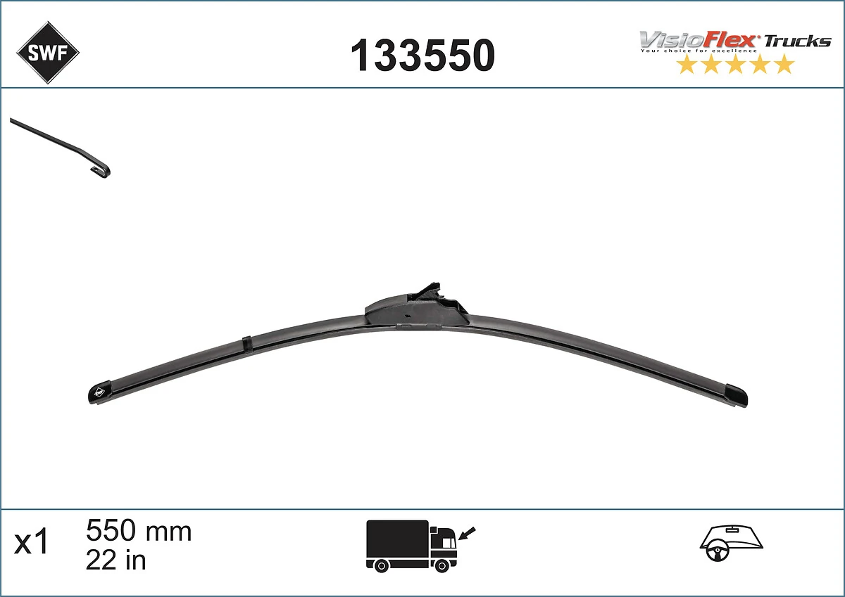 Compre A171820260095 Mercedes Limpa-pára-brisas do pára-brisas de condutor