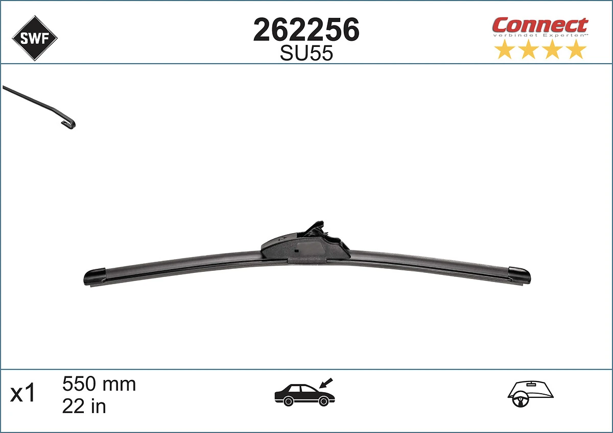 Compre Limpa-pára-brisas do pára-brisas de condutor Hyundai Matrix 