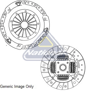 Kit de embraiagem (3 peças) 93188080 General Motors