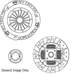 Compre 71711134 Fiat/Alfa/Lancia Kit de embraiagem (3 peças)
