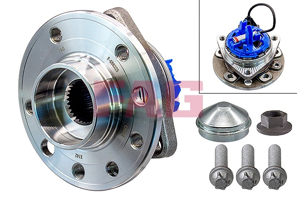 Cubo dianteiro 93186389 General Motors