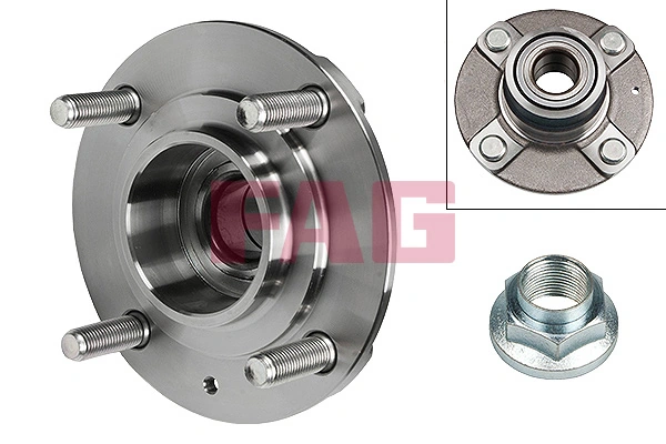  Cubo traseiro Hyundai Accent I hatchback (1994 - 2002) I