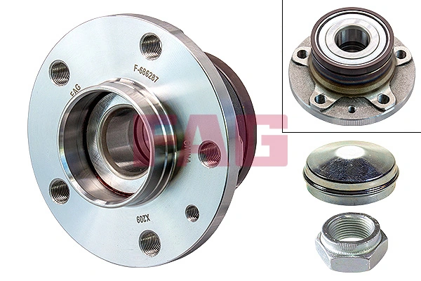 Cubo traseiro para Fiat Doblo 263