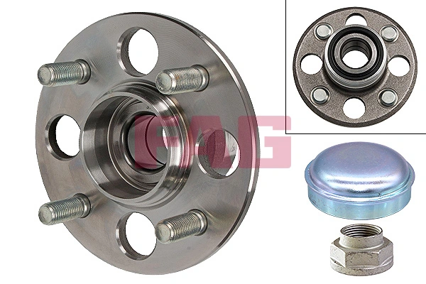  Cubo traseiro Honda Civic V coupé (EJ) (1993 - 1996) V
