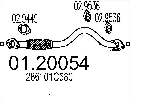 Silenciador, parte dianteira Bosal BS750133 preço, a partir de 103,80 USD