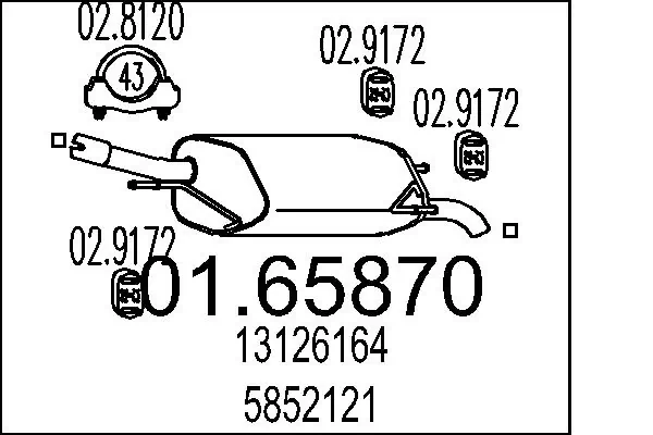 Preço da peça Corsa hatchback